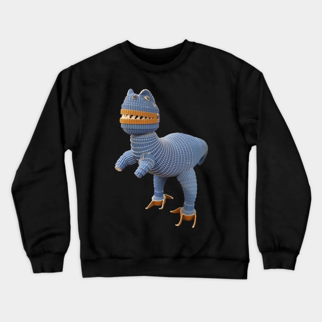 Dinosaur Crewneck Sweatshirt by Crazy_Paper_Fashion